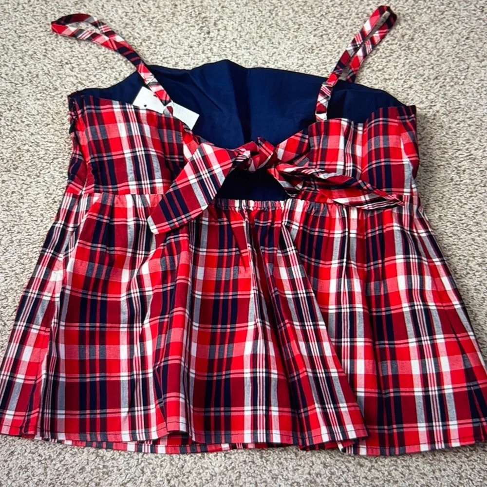 NWT J. Crew Tie-Back Strappy Top, 2